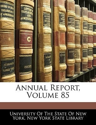 Annual Report, Volume 85