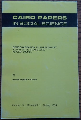 Democratization in Rural Egypt: A Study of the Village Local Popular Council