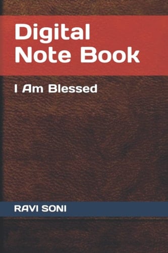 Digital Note Book: I Am Blessed