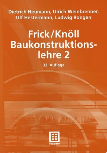 Frick/Knöll Baukonstruktionslehre 2