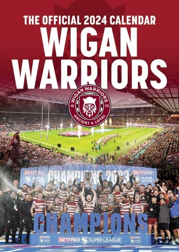 OFFICIAL WIGAN WARRIORS CALENDAR 2024