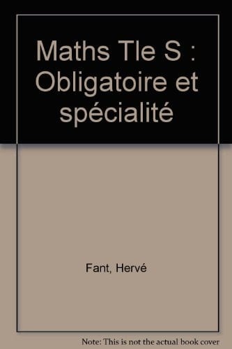 Maths Tle S Obligatoire et spécialité