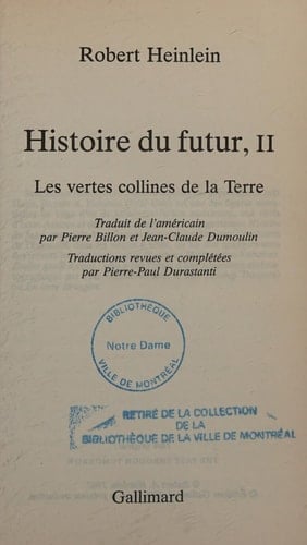 Histoire Du Futur