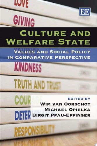 Culture and Welfare State Values and Social Policy in Comparative Perspective