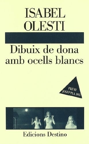 DIBUIX DE DONA AMB OCELLS BLANCS...