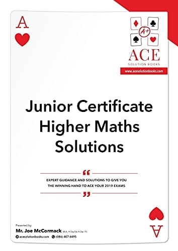 Junior Certificate Higher Maths Solutions 2018/2019