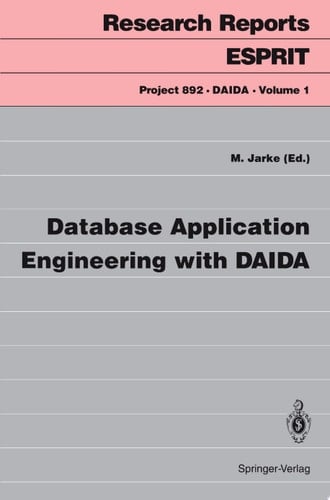 Database Application Engineering with DAIDA