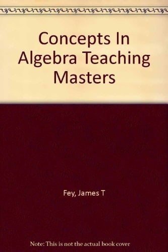 Concepts In Algebra Teaching Masters