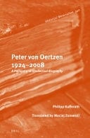 Peter Von Oertzen 1924-2008 A Political and Intellectual Biography