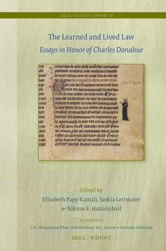 The Learned and Lived Law Essays in Honor of Charles Donahue