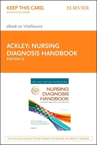Nursing Diagnosis Handbook - Elsevier eBook on VitalSource (Retail Access Card): An Evidence-Based Guide to Planning Care