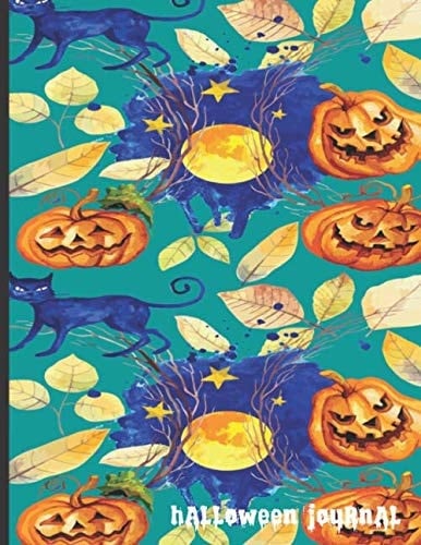 Halloween Journal: Little Girls and Boys Blank Lined Homes Visited History Log Writing Notes Notebook and School Kids Homework College Ruled School Notepad (Halloween Day Adventure Log)