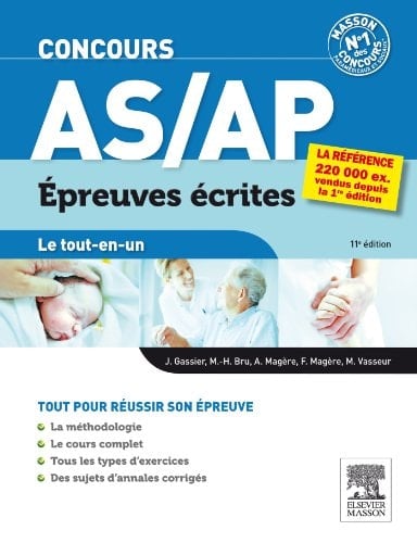 Concours AS/AP épreuves écrites