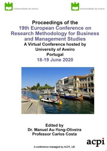 ECRM 2020 20th European Conference on Research Methodology for Business and Management Studies ECRM 2020