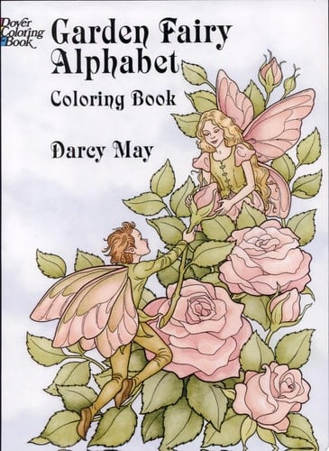 Garden Fairy Alphabet Coloring Book