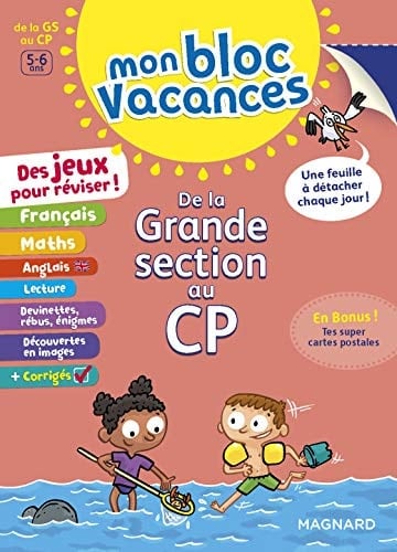 Mon Bloc Vacances De la grande section au CP