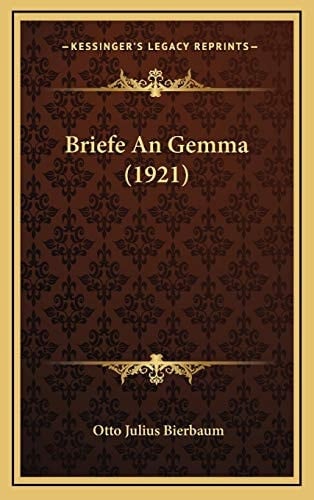 Briefe An Gemma (1921) (German Edition)