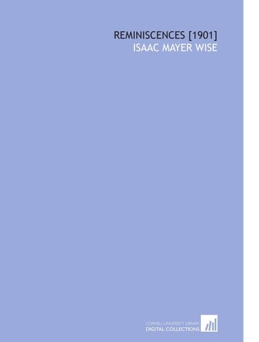 Reminiscences [1901]