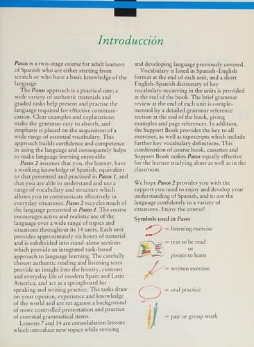 Pasos 2 : An Intermediate Course in Spanish