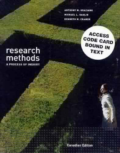 Research Methods: A Process of Inquiry, Canadian Edition