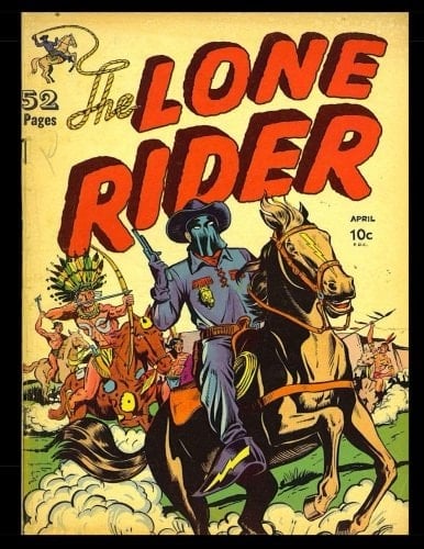 The Lone Rider #1 Golden Age Western-Frontier Comic 1951