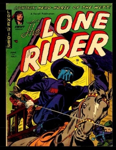 The Lone Rider #14 Golden Age Western-Frontier Comic 1953