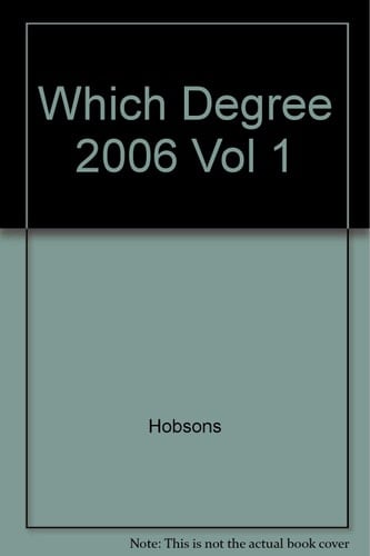 Which Degree 2006