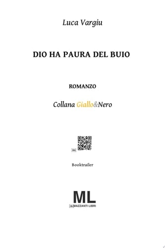 Dio ha paura del buio