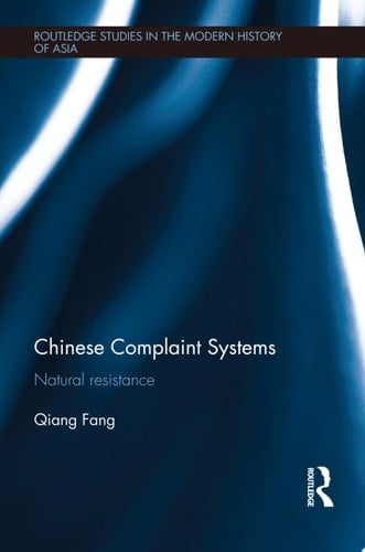 Chinese Complaint Systems Natural Resistance