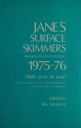 Jane's Surface Skimmers Hovercraft and Hydrofoils