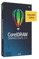 Corel Draw Graphics Suite 2021 | Education Edition | Graphic Design Software for Professionals | Vector Illustration, Layout, and Image Editing Guide [Mac Key Card]