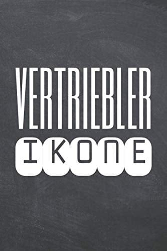 Vertriebler Ikone: Vertriebler Punktraster Notizbuch, Notizheft oder Schreibheft - 110 Seiten - Büro Equipment & Zubehör - Lustiges Geschenk zu Weihnachten oder Geburtstag (German Edition)