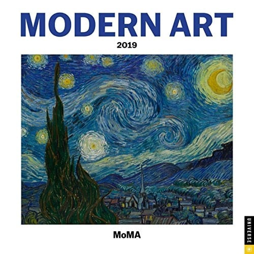 Modern Art 2019 Wall Calendar
