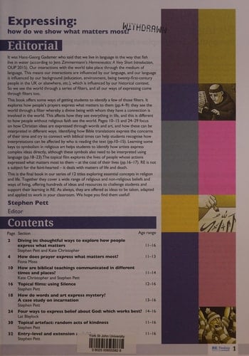 Expressing How Do We Show what Matters Most?