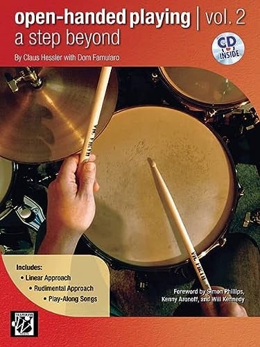 Open-Handed Playing, Vol 2 A Step Beyond, Book & Online Audio