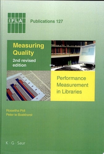 Measuring Quality Performance Measurement in Libraries