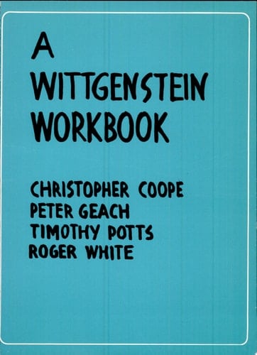 A Wittgenstein Workbook
