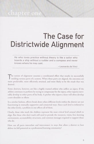 Aligning School Districts as PLCs
