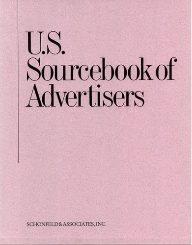 U. S. Sourcebook of Advertisers 2013 Edition