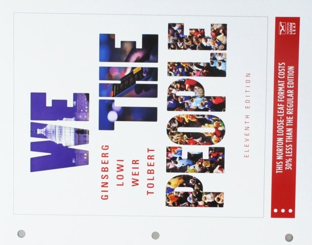 We the People An Introduction to American Politics