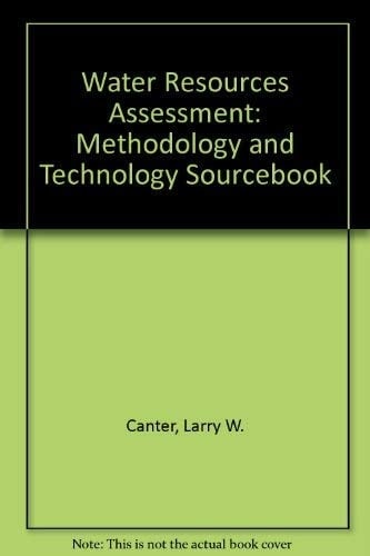 Water resources assessment: Methodology & technology sourcebook