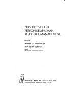 Perspectives on personnel/human resource management (The Irwin series in management and the behavioral sciences)