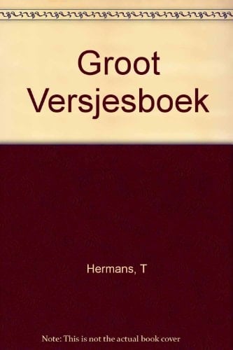Groot Versjesboek verzamelbundel van verjes en gedichtjes