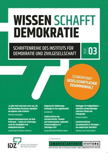 Wissen schafft Demokratie Gesellschaftlicher Zusammenhalt