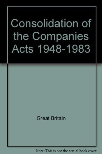 Consolidation of the Companies Acts 1948-1983 Table of Destinations