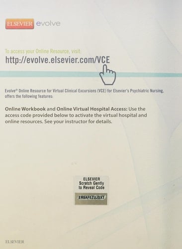 Virtual Clinical Excursions Online and Print Workbook for Elsevier's Psychiatric Nursing