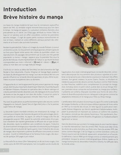 Mangas à dessiner histoire et techniques