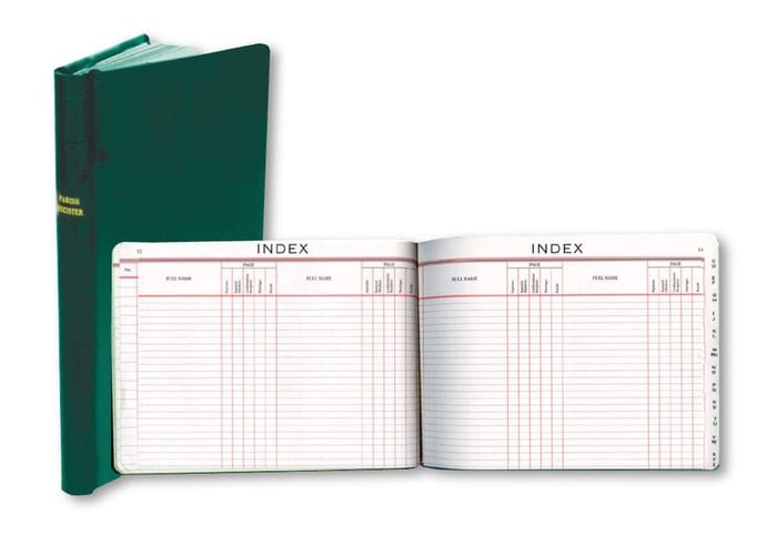 Parish Register Register of Church Membership and Rites
