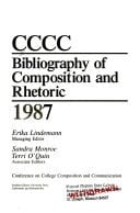 CCCC Bibliography of Composition and Rhetoric 1987