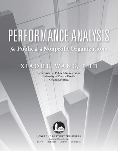 Performance Analysis for Public and Nonprofit Organizations